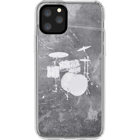Faded Drumset iPhone 11 Pro Clear Case