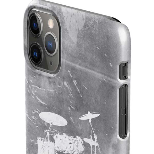 Faded Drumset iPhone 11 Pro Max Lite Case
