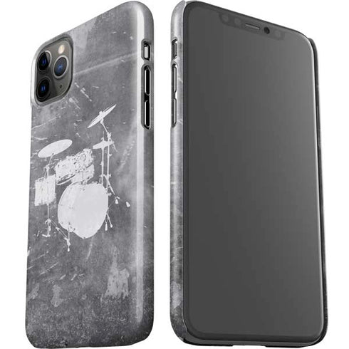 Faded Drumset iPhone 11 Pro Max Lite Case