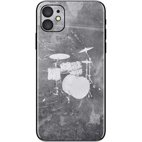 Faded Drumset iPhone 11 Skin