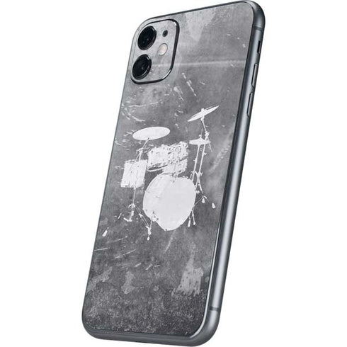 Faded Drumset iPhone 11 Skin