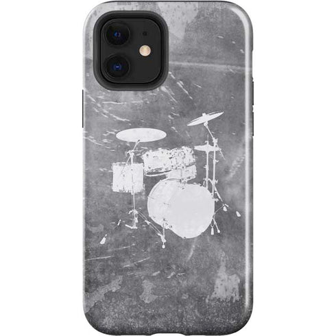 Faded Drumset iPhone 12 Impact Case