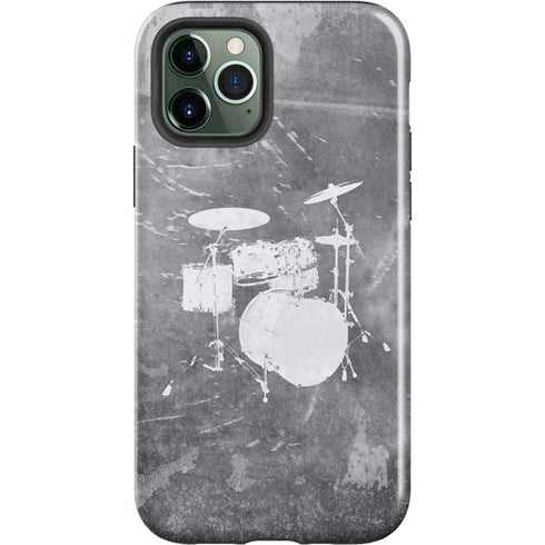 Faded Drumset iPhone 12 Pro Impact Case