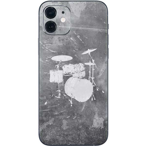 Faded Drumset iPhone 12 Skin
