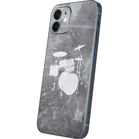 Faded Drumset iPhone 12 Skin