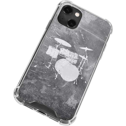 Faded Drumset iPhone 13 Mini Clear Case