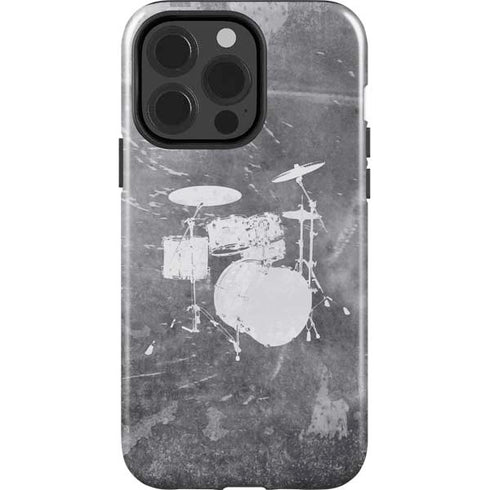 Faded Drumset iPhone 13 Pro Impact Case