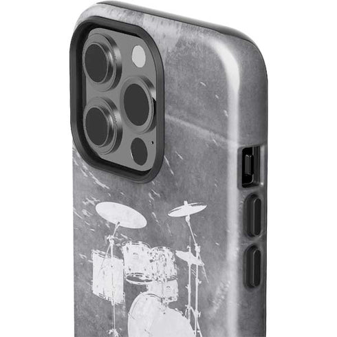 Faded Drumset iPhone 13 Pro Impact Case