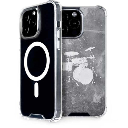 Faded Drumset iPhone 13 Pro Max MagSafe Case
