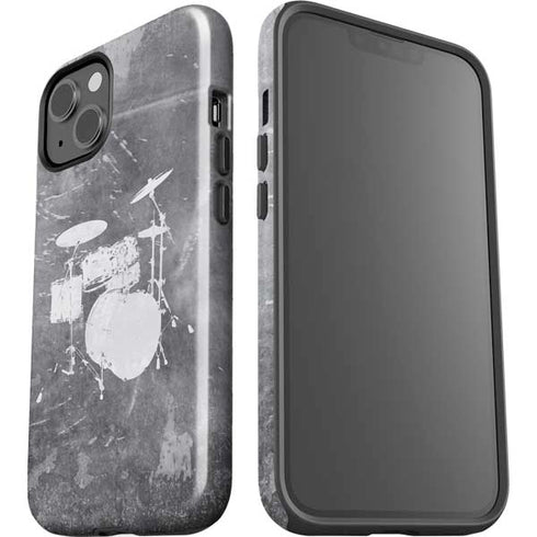 Faded Drumset iPhone 14 Impact Case