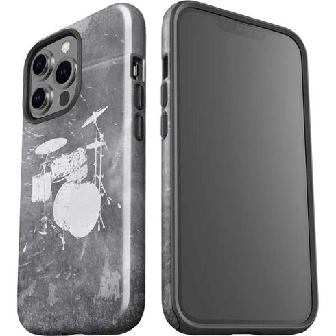 Faded Drumset iPhone 15 Pro Impact Case