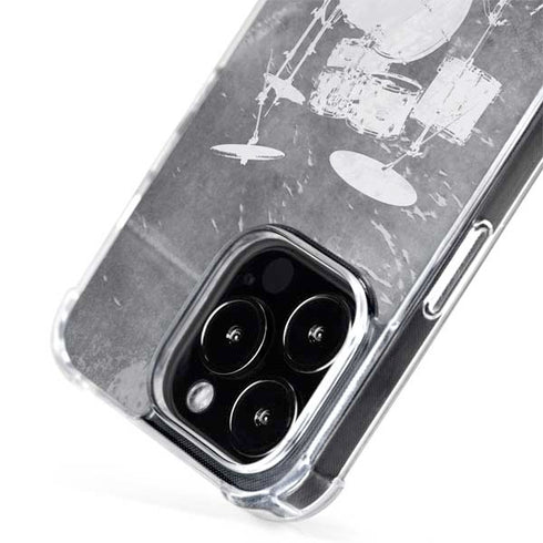 Faded Drumset iPhone 15 Pro MagSafe Case