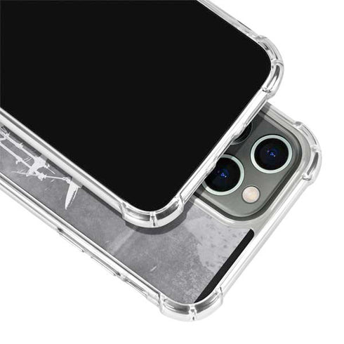 Faded Drumset iPhone 14 Pro Max Clear Case