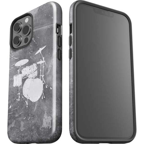 Faded Drumset iPhone 14 Pro Max Impact Case