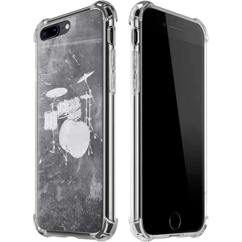 Faded Drumset iPhone 7/8 Plus Clear Case