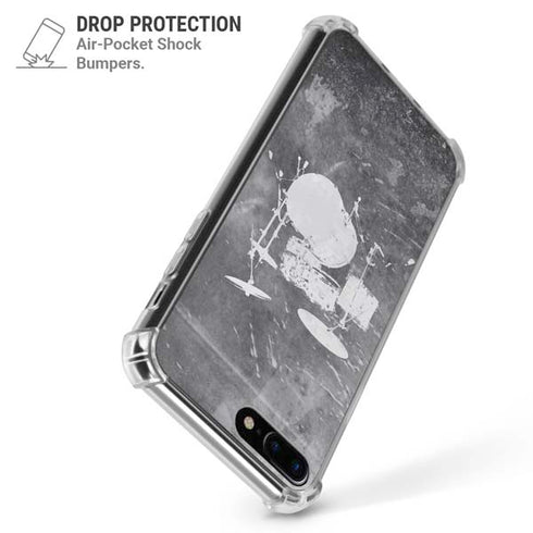 Faded Drumset iPhone 7/8 Plus Clear Case