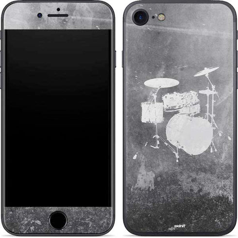 Faded Drumset iPhone 7 Skin