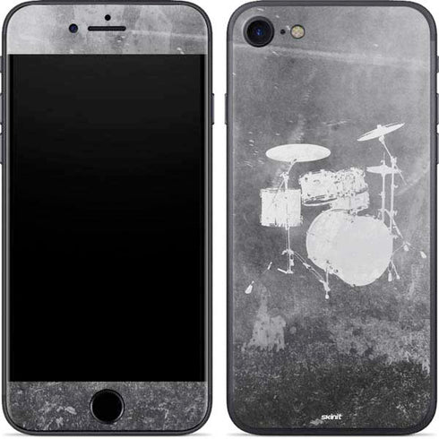 Faded Drumset iPhone 8 Skin