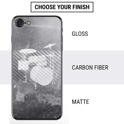 Faded Drumset iPhone SE (2nd & 3rd Gen) Skin