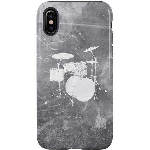 Faded Drumset iPhone X Pro Case