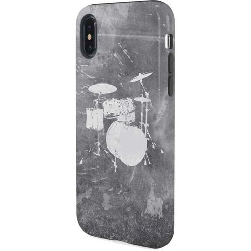 Faded Drumset iPhone XS Pro Case