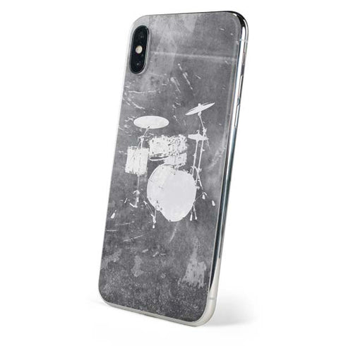 Faded Drumset iPhone XS Skin
