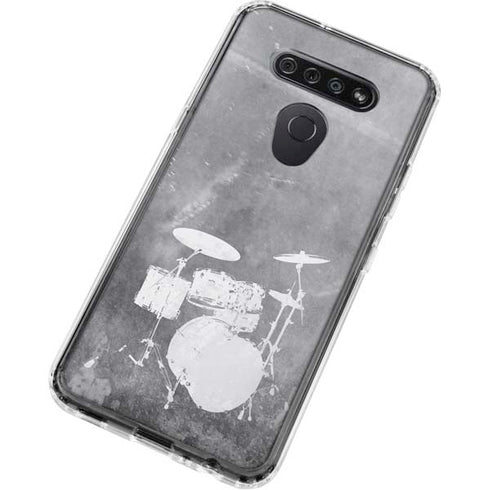 Faded Drumset LG K51/Q51 Clear Case