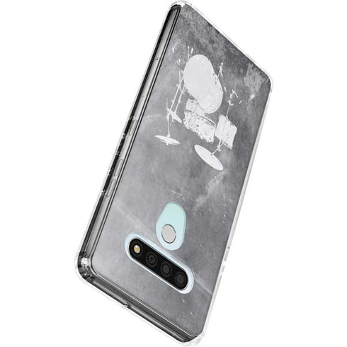 Faded Drumset LG Stylo 6 Clear Case
