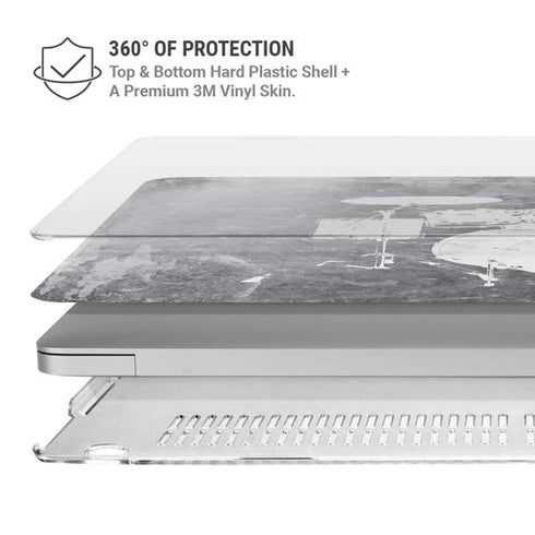 Faded Drumset MacBook Air 15in (2023-2025) Case plus Skin