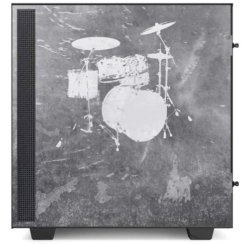 Faded Drumset NZXT H510 Compact ATX Mid-Tower Case Skin