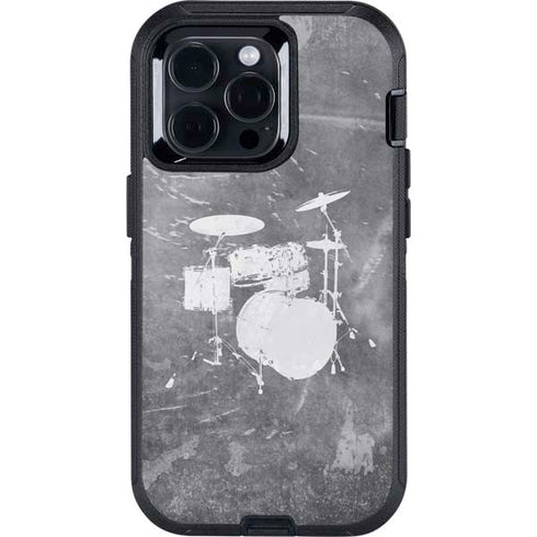 Faded Drumset Otterbox Defender iPhone Skin