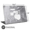 Faded Drumset Universal Laptop 13in (10.6 x 7.6in) Skin