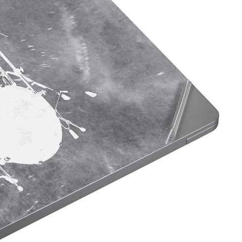 Faded Drumset Universal Laptop 17in (13.8 x 10in) Skin