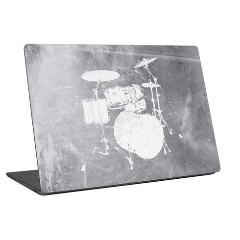 Faded Drumset Universal Laptop 18in (14.6 x 10.6in) Skin