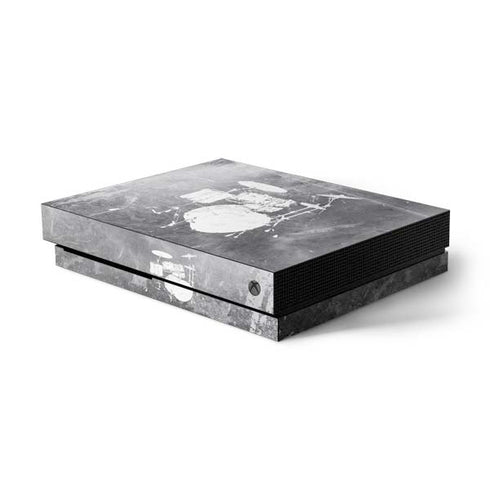 Faded Drumset Xbox One X Console Skin