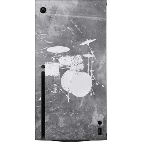 Faded Drumset Xbox Series X Console Skin