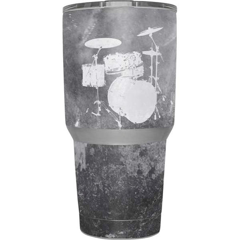 Faded Drumset Yeti 30oz Rambler Tumbler Skin