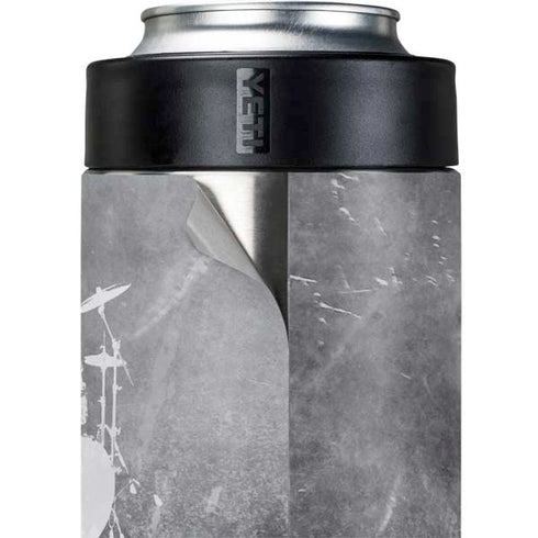 Faded Drumset Yeti Colster Can Insulator Skin