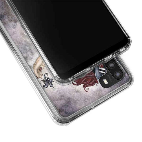 Amy Brown Fae-Risque Galaxy A21 Clear Case