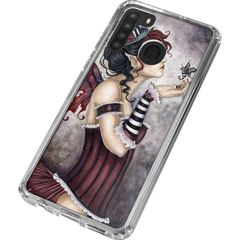 Amy Brown Fae-Risque Galaxy A21 Clear Case