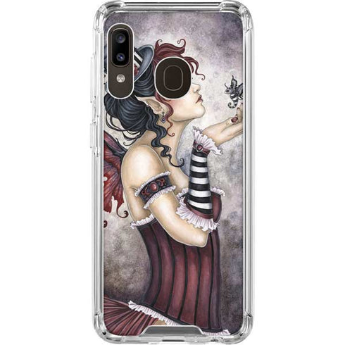 Amy Brown Fae-Risque Galaxy A30 Clear Case