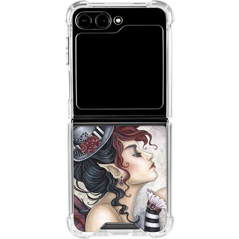 Fae-Risque by Amy Brown Galaxy Z Flip5 5G Clear Case