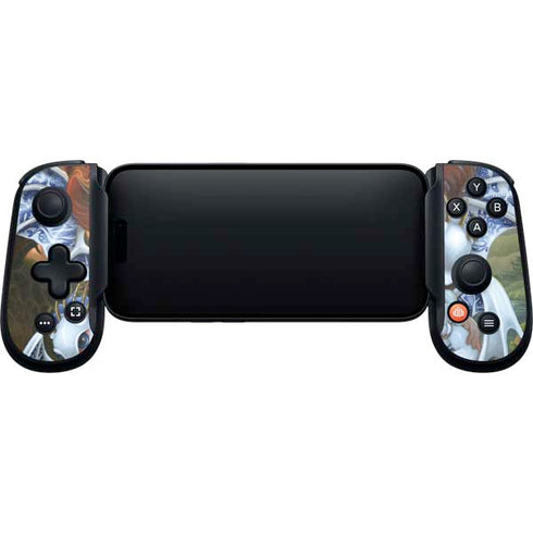 Fairy and Dragons with White and Blue Porcelain Wings by Jasmine Becket-Griffith Backbone One for iPhone Game Controller Skin