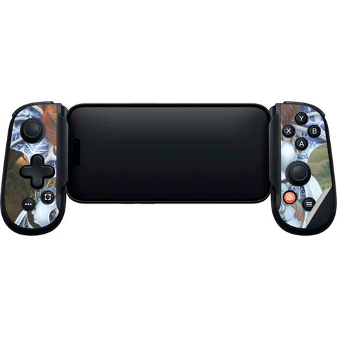 Fairy and Dragons with White and Blue Porcelain Wings by Jasmine Becket-Griffith Backbone One for iPhone Game Controller Skin