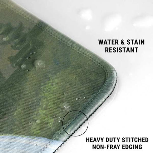 Fairy and Dragons with White and Blue Porcelain Wings by Jasmine Becket-Griffith Gaming Mouse Pad