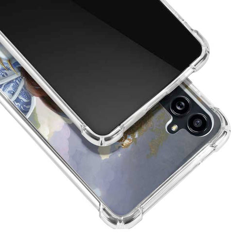 Fairy and Dragons with White and Blue Porcelain Wings by Jasmine Becket-Griffith Galaxy A54 5G Clear Case