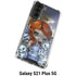 Fairy and Dragons with White and Blue Porcelain Wings by Jasmine Becket-Griffith Galaxy S21 Plus 5G Clear Case