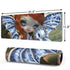 Fairy and Dragons with White and Blue Porcelain Wings by Jasmine Becket-Griffith Gaming Mouse Pad