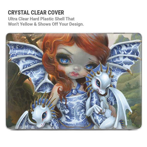 Fairy and Dragons with White and Blue Porcelain Wings by Jasmine Becket-Griffith MacBook Air 15in (2023-2025) Case plus Skin