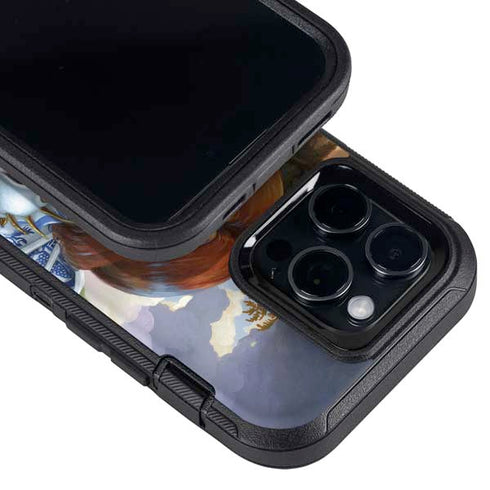 Fairy and Dragons with White and Blue Porcelain Wings by Jasmine Becket-Griffith Otterbox Defender iPhone Skin